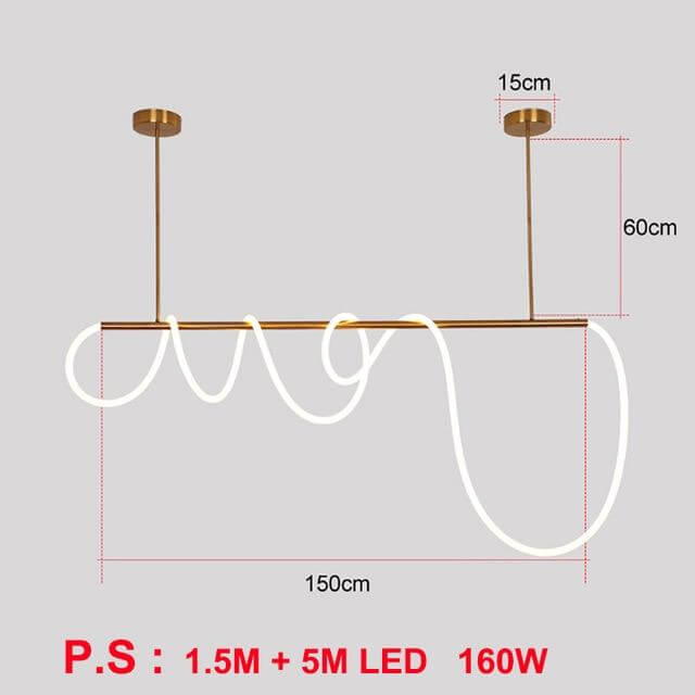 Circular Bright LED Hanging Lights