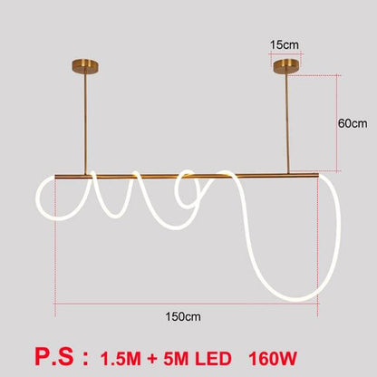 Circular Bright LED Hanging Lights