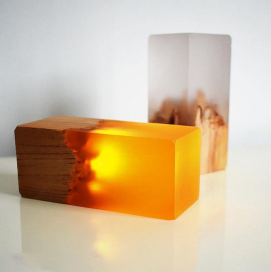 Rechargeable Natural Wooden LED Table Lamp - Pexav