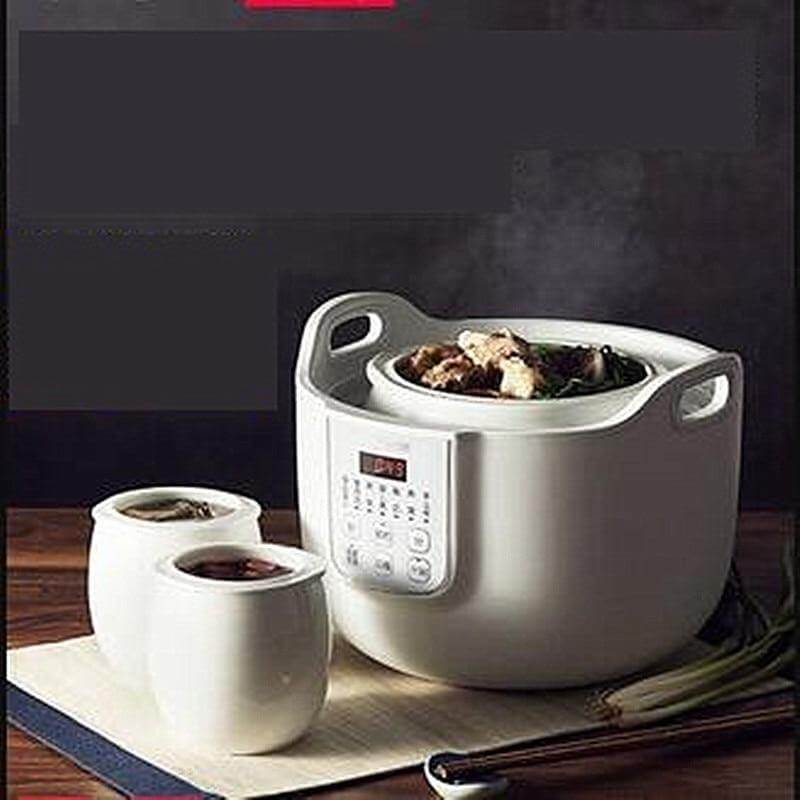 Smart Home Ceramic Digital Slow Cooker Pot - Pexav