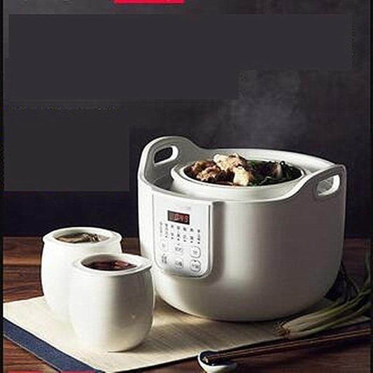 Smart Home Ceramic Digital Slow Cooker Pot - Pexav