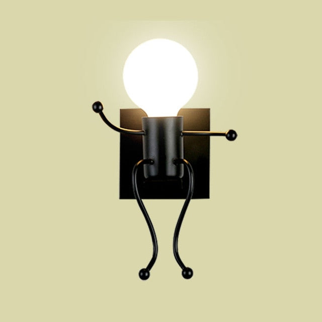 Small Metal Boy Robot Table Lamp