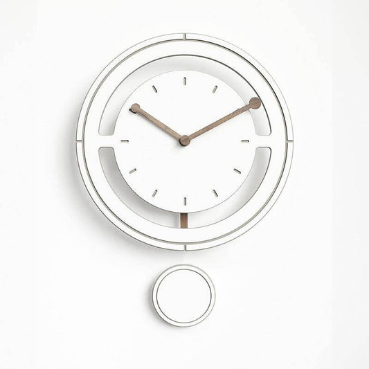 Quiet Modern Pendulum Wall Clock - Pexav