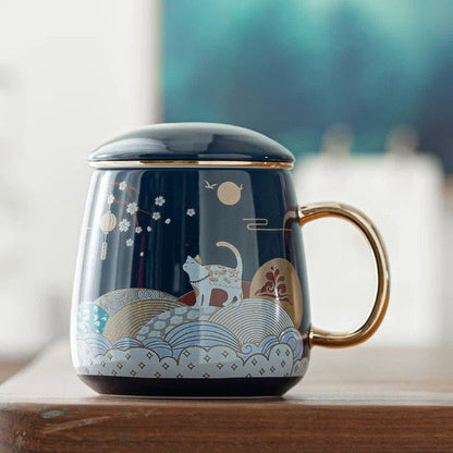 Colorful Handmade Tea Mug