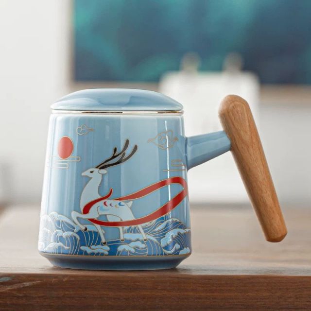 Colorful Handmade Tea Mug