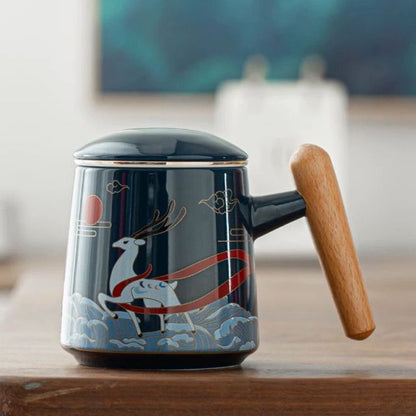 Colorful Handmade Tea Mug