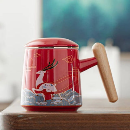 Colorful Handmade Tea Mug