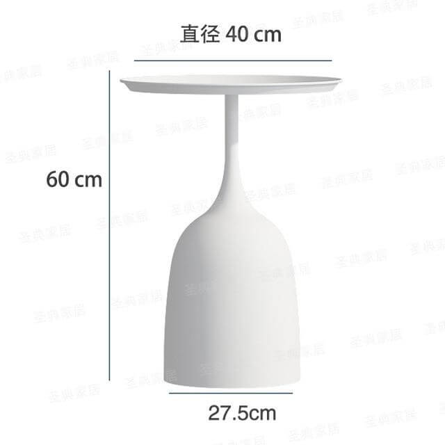 Rustic Metal Side Table Lamp with Bracket