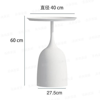 Rustic Metal Side Table Lamp with Bracket