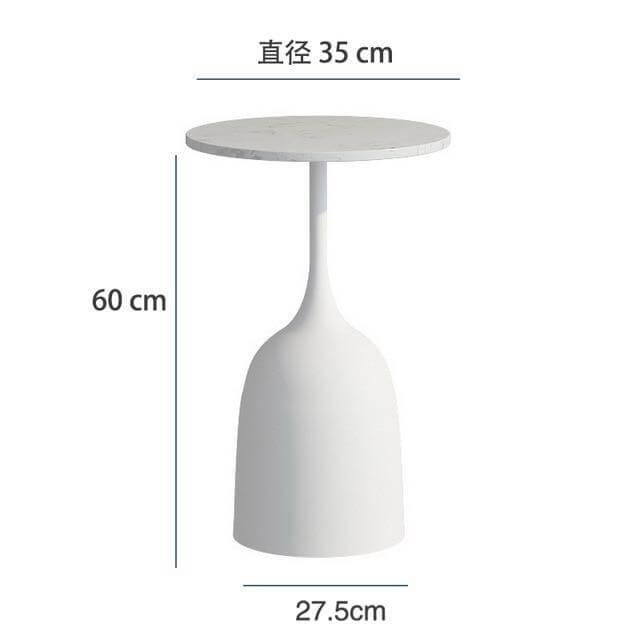 Rustic Metal Side Table Lamp with Bracket