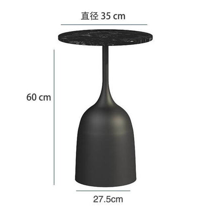 Rustic Metal Side Table Lamp with Bracket