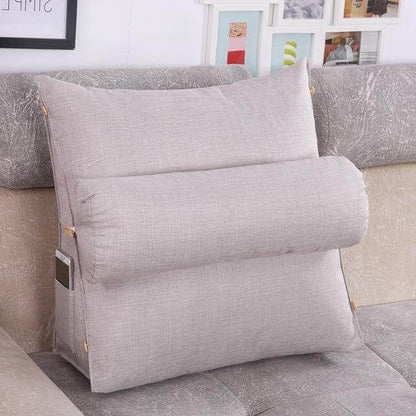 Plush Supportive Bed Wedge Back Pillow