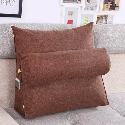 Plush Supportive Bed Wedge Back Pillow