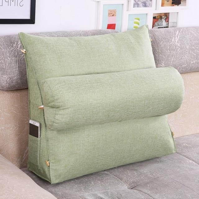 Plush Supportive Bed Wedge Back Pillow