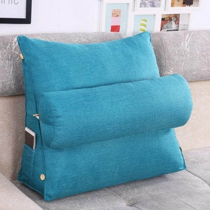 Plush Supportive Bed Wedge Back Pillow