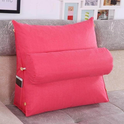 Plush Supportive Bed Wedge Back Pillow