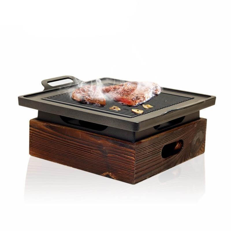 Traditional Asian Style BBQ Grill Table - Pexav