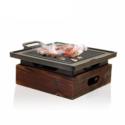 Traditional Asian Style BBQ Grill Table - Pexav