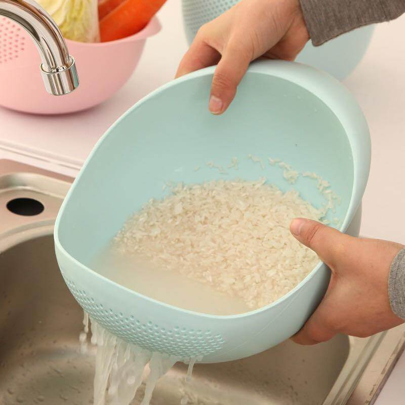Collapsible Kitchen Rice Strainer Basket - Pexav