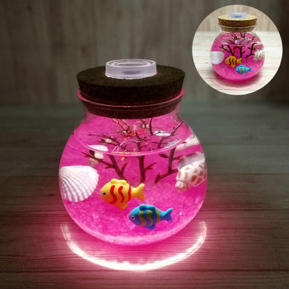 Colorful LED Underwater Ocean Table Lamp