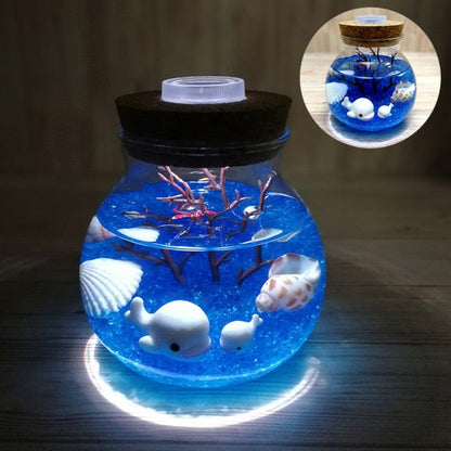 Colorful LED Underwater Ocean Table Lamp