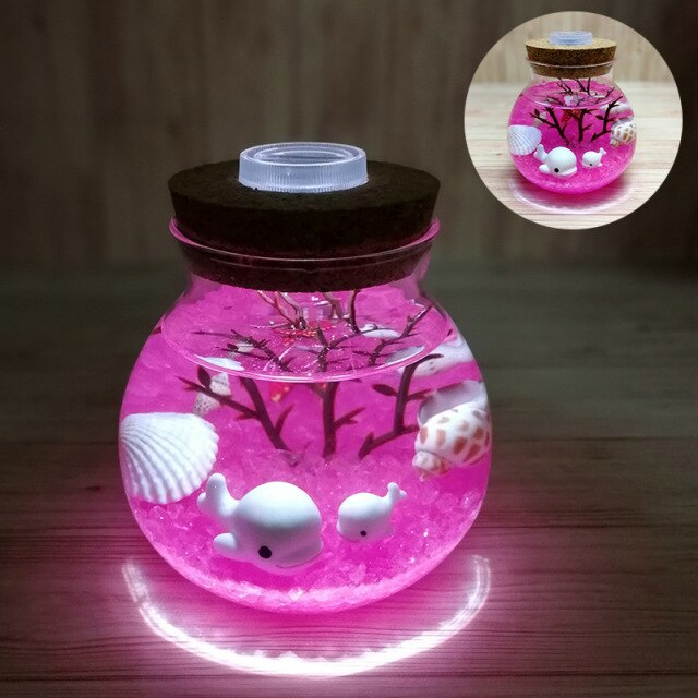 Colorful LED Underwater Ocean Table Lamp
