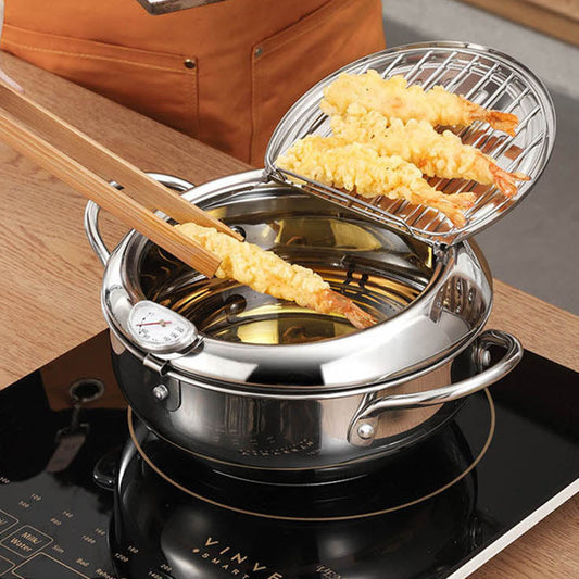 Asian Large Fryer Cooking Pot - Pexav