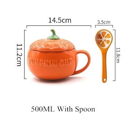 Colorful Autumn Pumpkin Coffee Mug