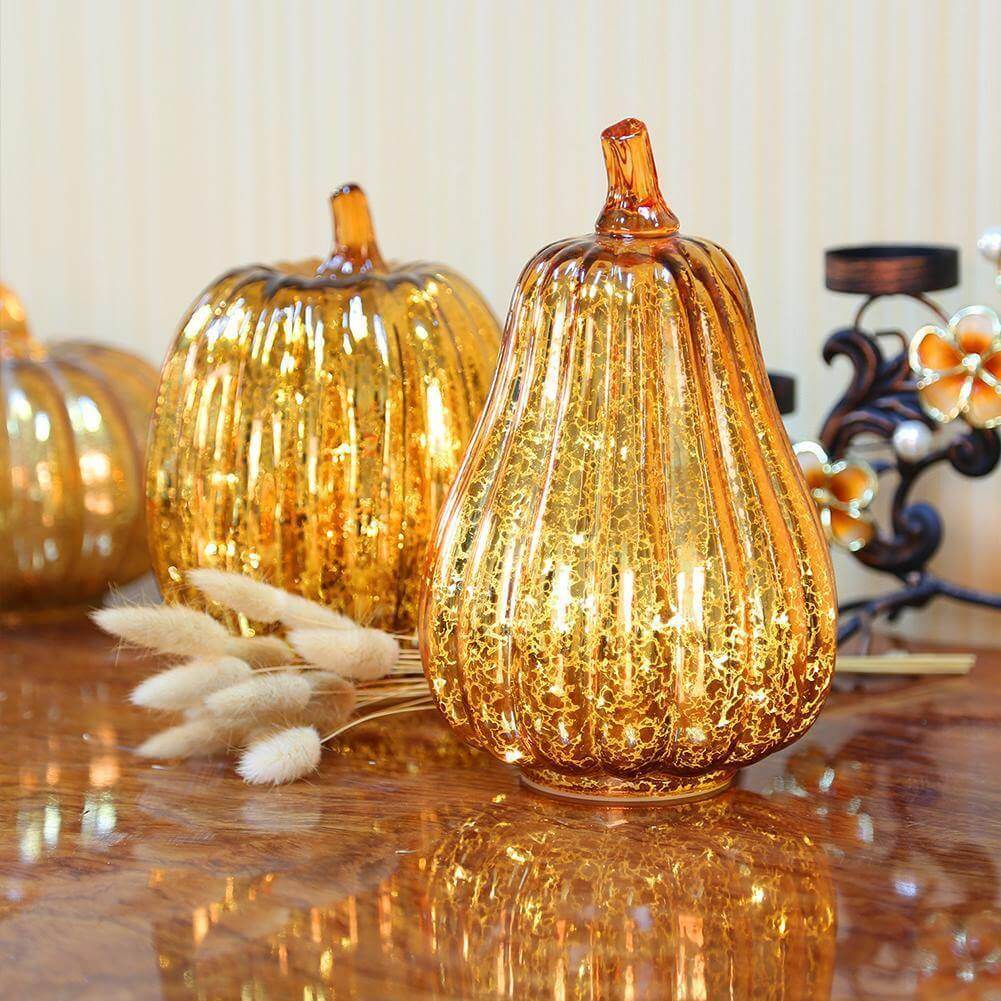 Warm Glow Pumpkin Halloween Table Lamp - Pexav