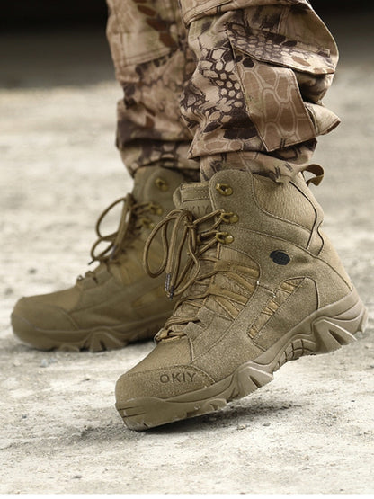 Tough Waterproof Hiking Combat Boots - Pexav
