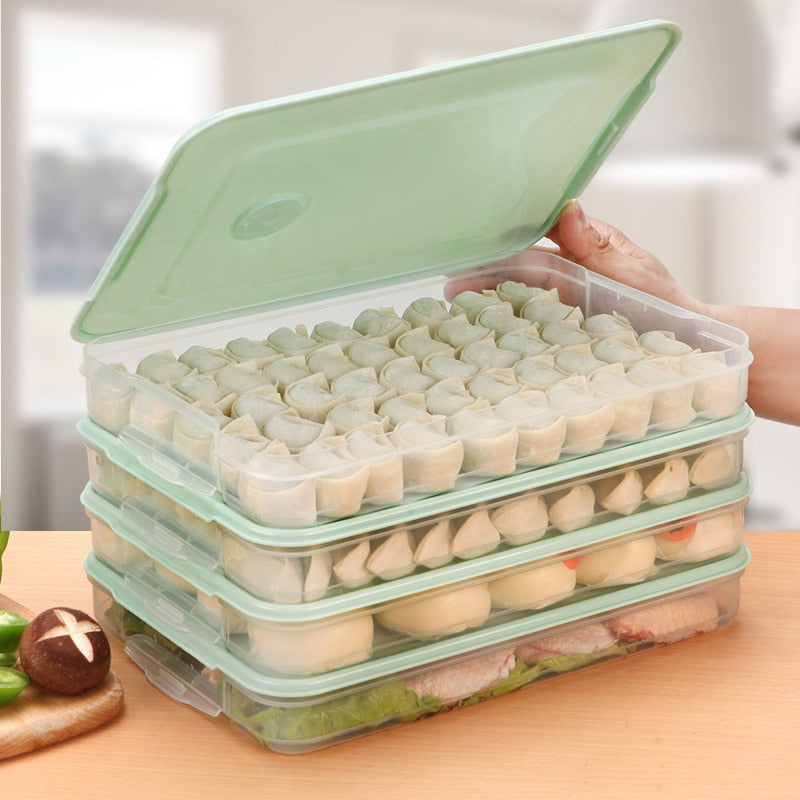 Stackable Plastic Kitchen Storage Box - Pexav