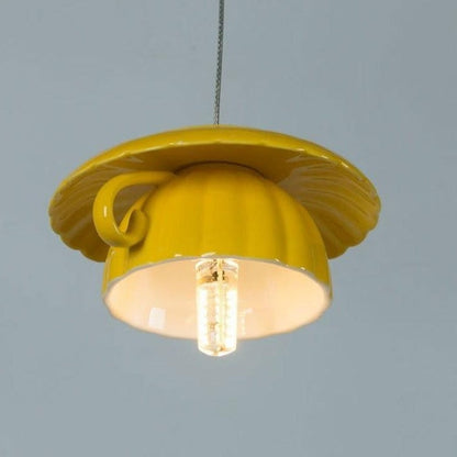 Warm White Porcelain Table Lamp - Pexav