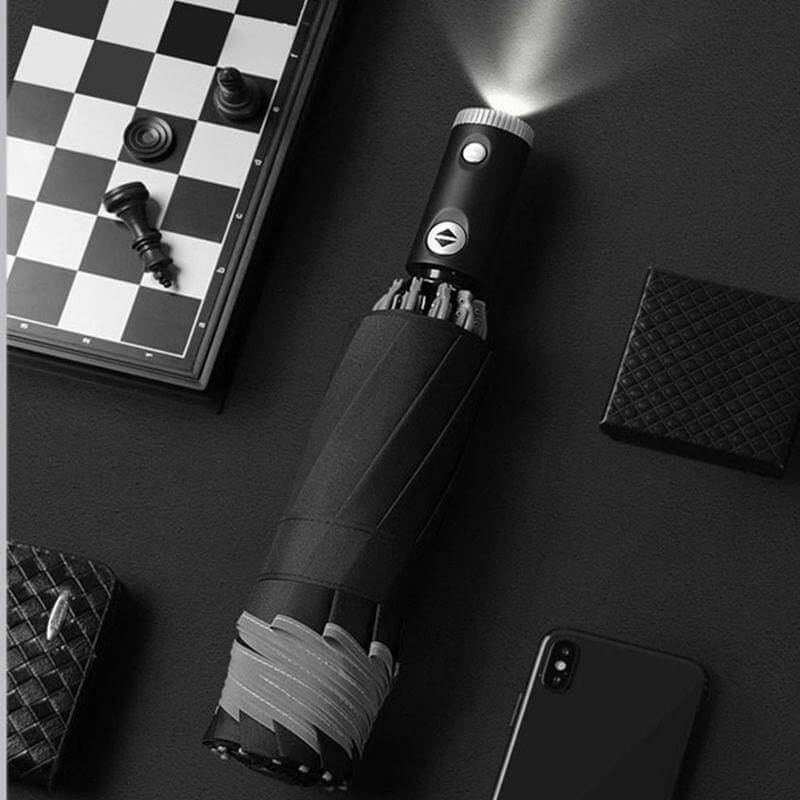 Waterproof Compact LED Folding Umbrella - Pexav