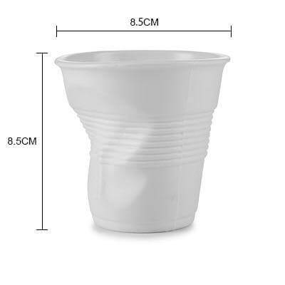 Classic White Porcelain Coffee Mugs