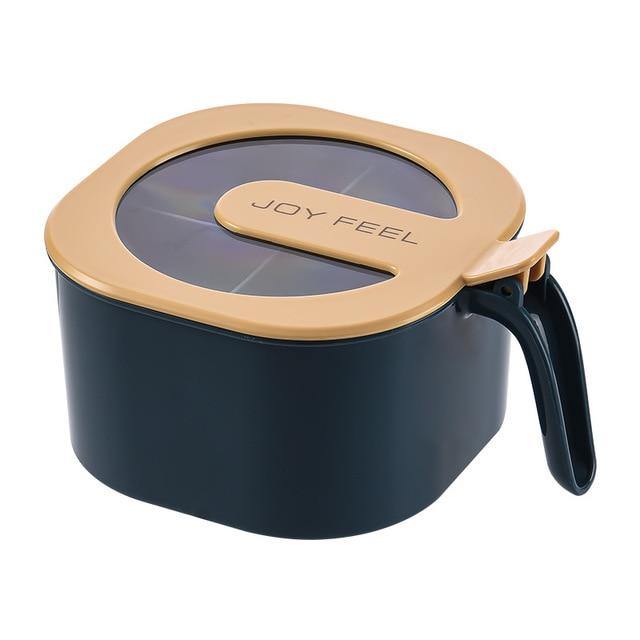 Clear Glass Spice Container Jar