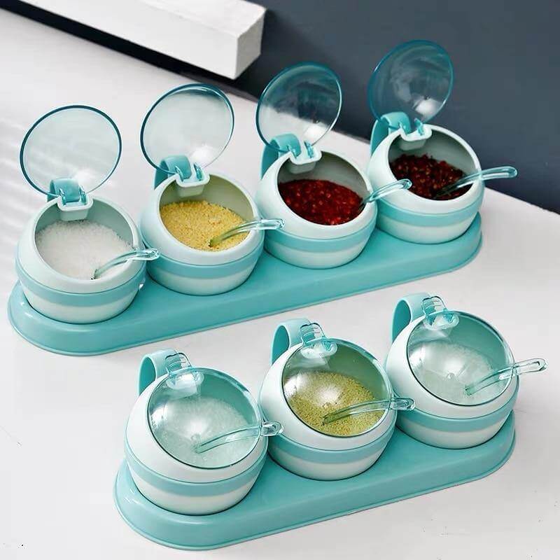 Compact Spice Kitchen Table Jar Set - Pexav