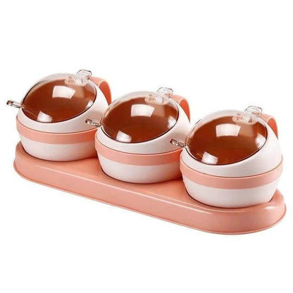 Compact Spice Kitchen Table Jar Set