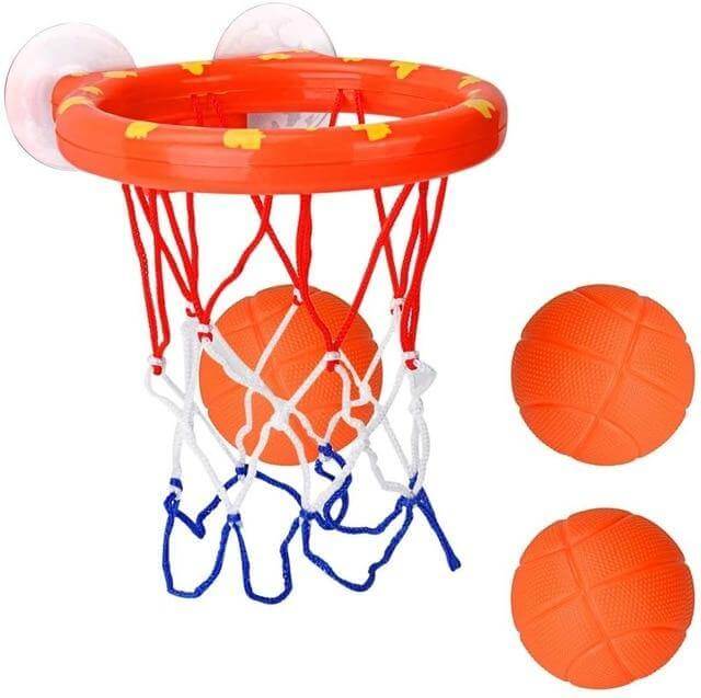 Fun Rubber Duck Bath Basketball Set