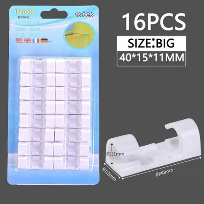 Adhesive Cable Management Stickers Set