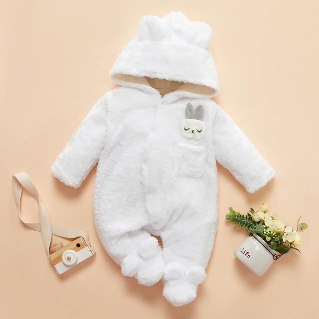 Adorable Bunny Ear Baby Romper - Pexav