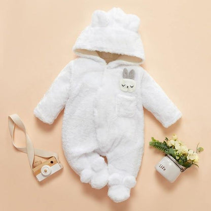 Adorable Bunny Ear Baby Romper - Pexav