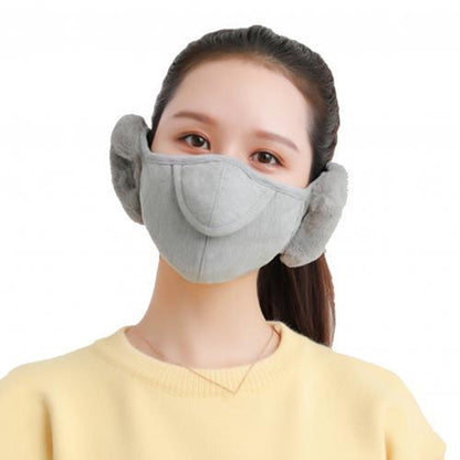 Warm Fleece Earmuff Face Mask