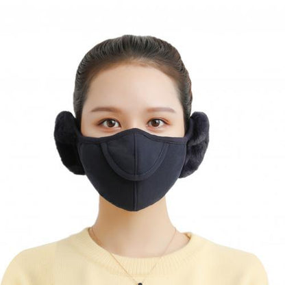 Warm Fleece Earmuff Face Mask