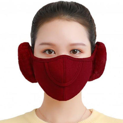 Warm Fleece Earmuff Face Mask