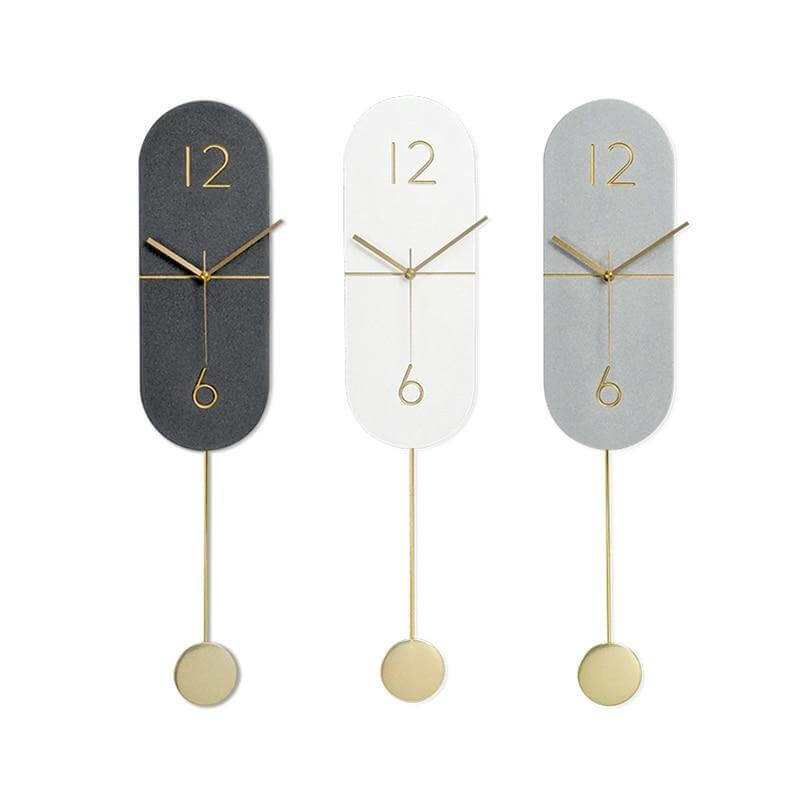 Classic Wooden Swing Wall Clock - Pexav