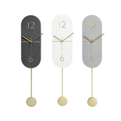 Classic Wooden Swing Wall Clock - Pexav