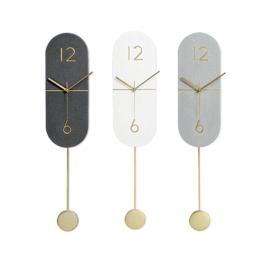 Classic Wooden Swing Wall Clock - Pexav