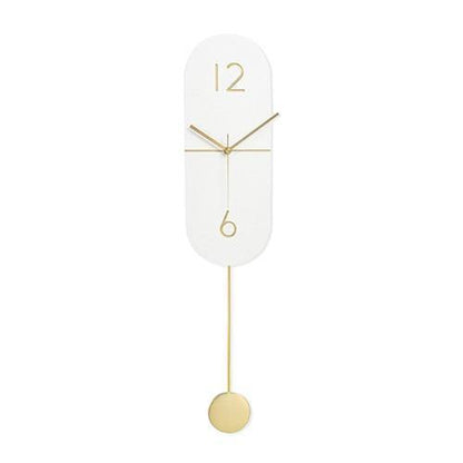 Classic Wooden Swing Wall Clock