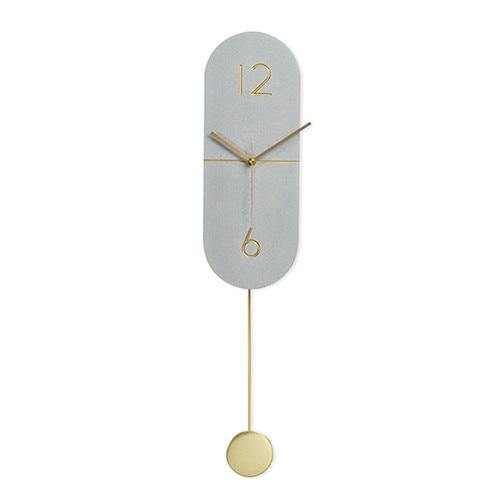 Classic Wooden Swing Wall Clock