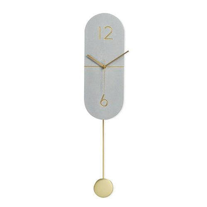 Classic Wooden Swing Wall Clock